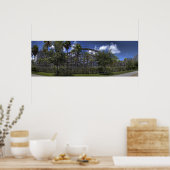 Poster "Tropischer Untersetzer" (Küche)