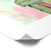 poster tulips on table (Ecke)