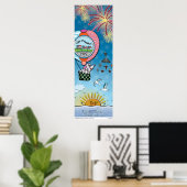 Poster - über dem Meer (Heimbüro)