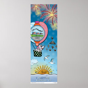 Poster - über dem Meer