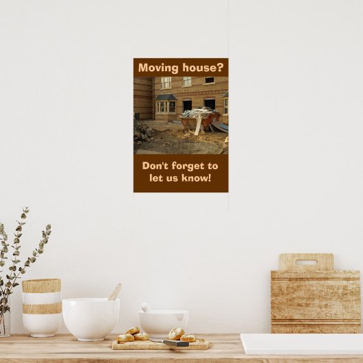 Poster: Umzug Poster (Küche)