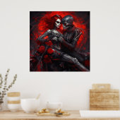 Poster Unerschrocken (Küche)