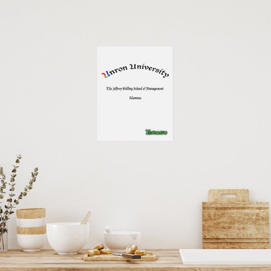 Poster "Unron" (Küche)