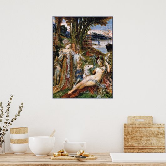 Poster: Unter den Unicorns Poster (Küche)