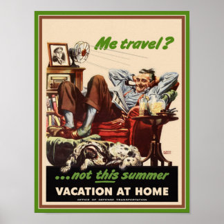 Poster: Urlaub auf Zuhause Poster