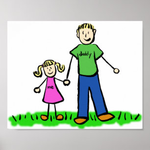 Poster "Vater und Tochter"