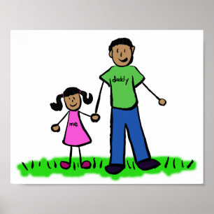Poster "Vater und Tochter"