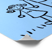 Poster "Vater und Tochter" (Ecke)