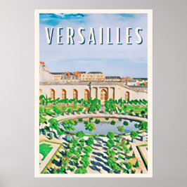 Poster Versailles Foto Vintage