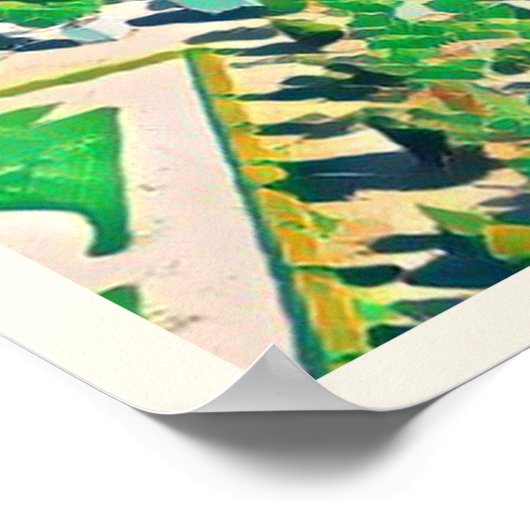 Poster Versailles Foto Vintage (Ecke)