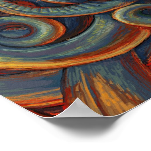 Poster - Versteinerung (Ecke)