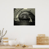 Poster Vertigo - Sprial Treppe in Curri... (Küche)