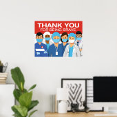 POSTER Vielen Dank an die Ärztlichen Ersten Anspre (Heimbüro)