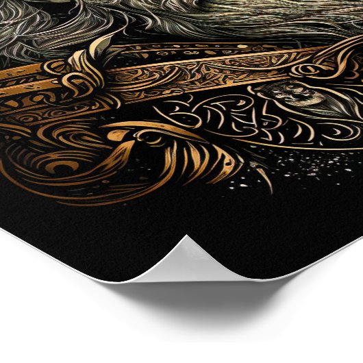 Poster - Viking Nomad King (Ecke)