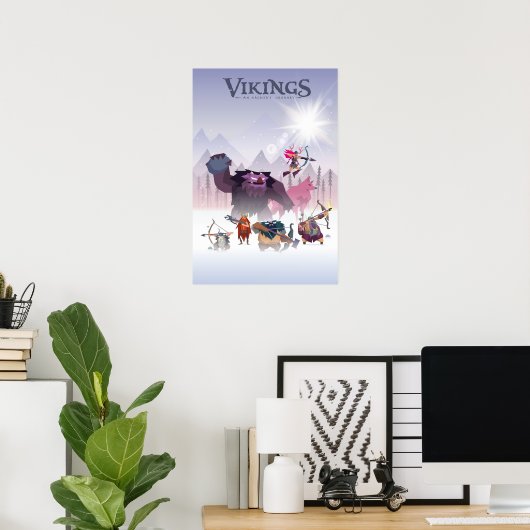 Poster Vikings Archer (Heimbüro)