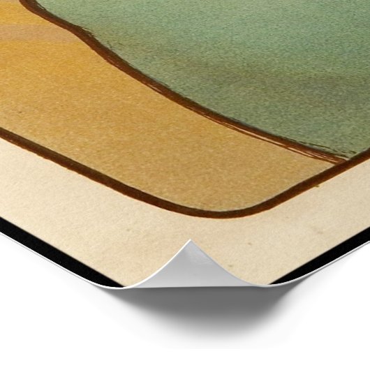 Poster Vintag Art Alfons Mucha (Ecke)