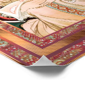 Poster Vintag Art Alfons Mucha F-Champenois (Ecke)