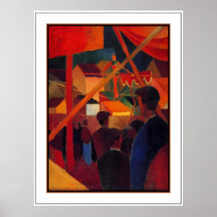 Poster Vintag Art August Macke Seiltänzer 2