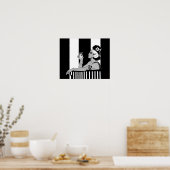 Poster Vintag Art Deco (Küche)