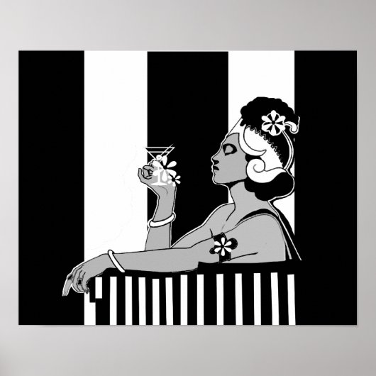 Poster Vintag Art Deco (Vorne)