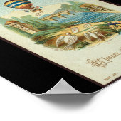 Poster-Vintag Art-Hot Air Ballons 20 Poster (Ecke)