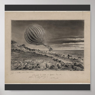 Poster-Vintag Art-Hot Air Balloons 9 Poster