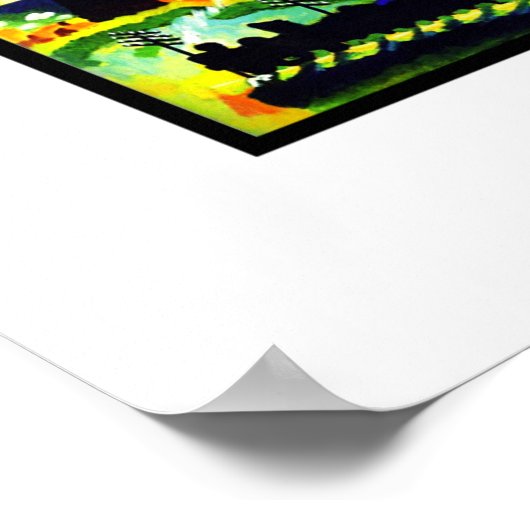 Poster Vintag Art Kandinsky Collage (Ecke)