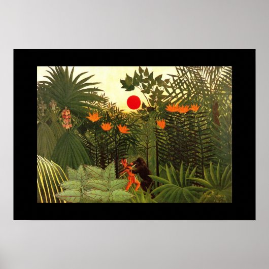 Poster Vintag Art Paysage exotique (Vorne)