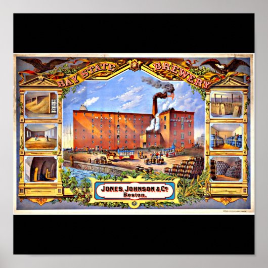 Poster-Vintag Boston Artwork-22 Poster (Vorne)