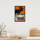 Poster Vintag Canada Travel (Küche)