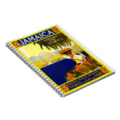 Poster Vintag de jamaica Notizblock (Rechte Seite)