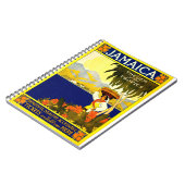 Poster Vintag de jamaica Notizblock (Linke Seite)