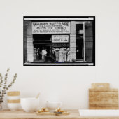POSTER - VINTAG - FRAUEN SUFFRAGE-KOPFPLÄTZE (Küche)