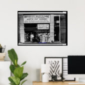 POSTER - VINTAG - FRAUEN SUFFRAGE-KOPFPLÄTZE (Heimbüro)