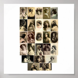 Poster-Vintag-Frisuren Poster