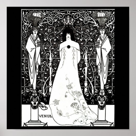 Poster-Vintag Illustration-Aubrey Beardsley 36 Poster (Vorne)