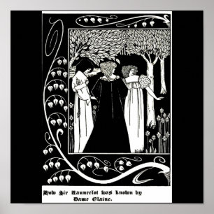 Poster-Vintag Illustration-Aubrey Beardsley 5 Poster