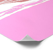 Poster Vintag Retro Pink Girl Diva 2 (Ecke)