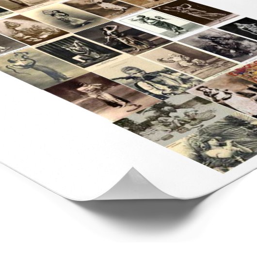 Poster-Vintag-Schlangen-Handler Poster (Ecke)