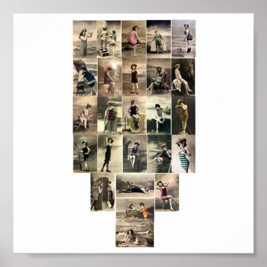 Poster-Vintag-Swimwear Poster (Vorne)