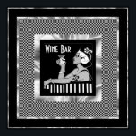 Poster Vintag Wine Bar Art Deco<br><div class="desc">Poster Vintag Wine Bar Art Deco</div>
