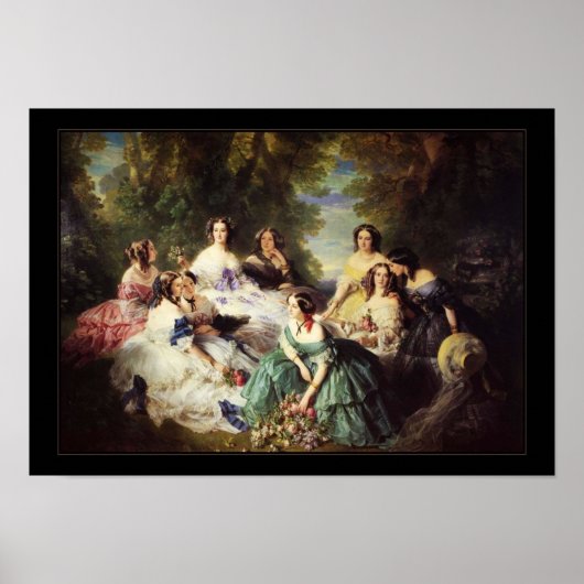 Poster Vintag Winterhalter Eugenie 1855 (Vorne)