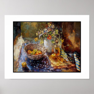 Poster Vintage Art Jansen, Ren, Stilleben