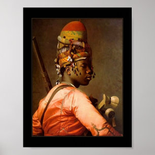 Poster Vintage Bashi Bazouk 1869 Jean-Léon Gérôme