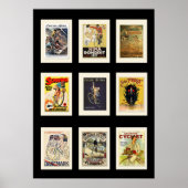 Poster Vintage Fahrradkarten Sammlung 3 (Vorne)