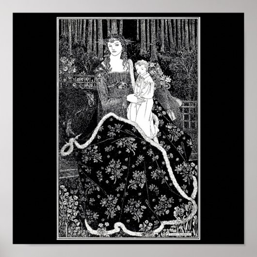 Poster-Vintage Illustration-Aubrey Beardsley 18 Poster (Vorne)