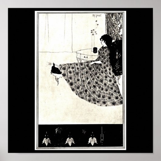 Poster-Vintage Illustration-Aubrey Beardsley 45 Poster (Vorne)