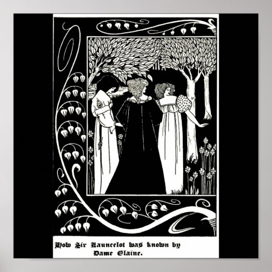 Poster-Vintage Illustration-Aubrey Beardsley 5 Poster (Vorne)