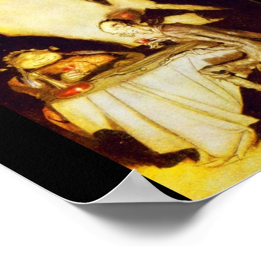 Poster-Vintage Illustration-Rackham 24 Poster (Ecke)