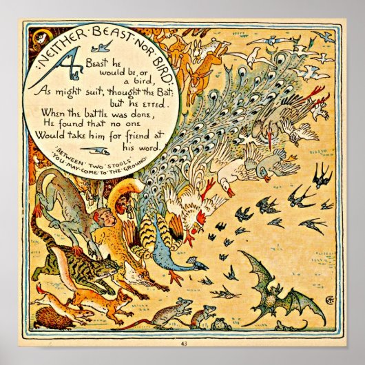 Poster-Vintage Illustration-Walter Crane 54 Poster (Vorne)